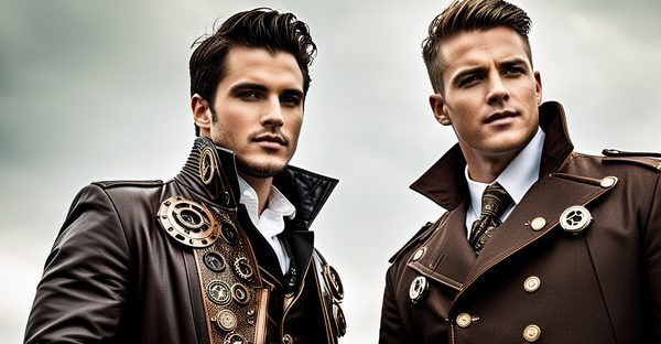 Explore stylish men's steampunk jackets for any occasion