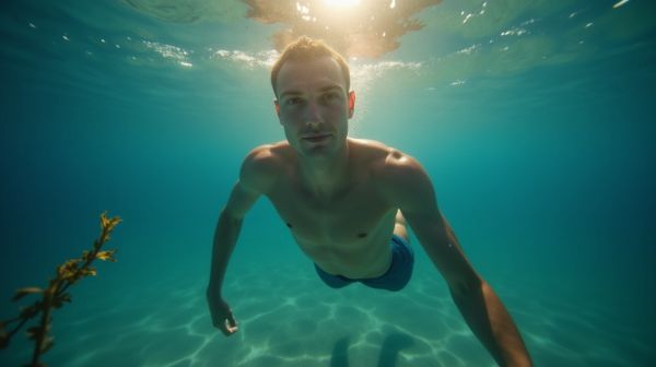The refreshing appeal of cool water for men