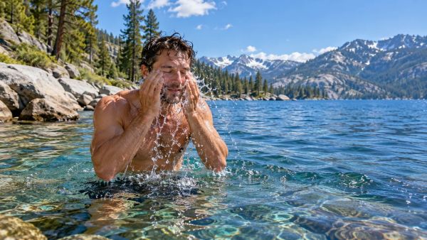 Top reasons why men crave cool water's revitalizing effect